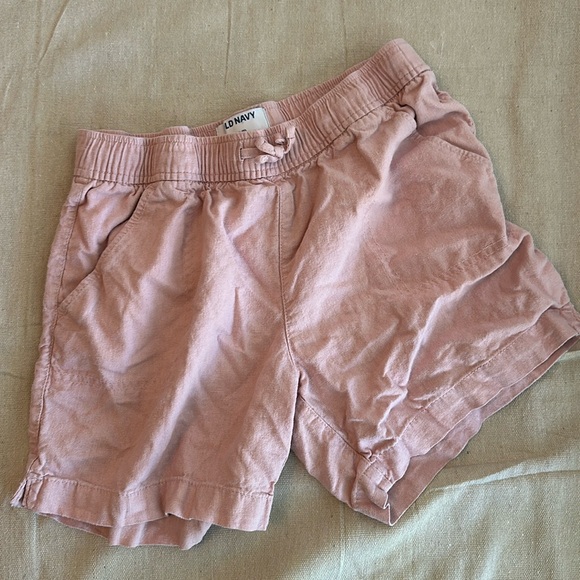 Linen blend drawstring shorts - Picture 1 of 3